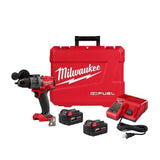 Milwaukee M18 FUEL 18V Lithium-Ion Brushless Cordless 1/2 in. Hammer Drill Driver Kit with 5-3/8 in. Circular Saw