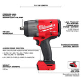 Milwaukee M18 FUEL 18V Li‑Ion Brushless 1/2 in. Hammer Drill/Driver Kit with High‑Torque Impact Wrench (2 Batteries, Charger, Case)