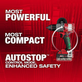 Milwaukee M18 FUEL 18V Lithium‑Ion Brushless Cordless 1/2 in. Hammer Drill/Driver Kit with (3) 5.0Ah Batteries, Charger & Hard Case