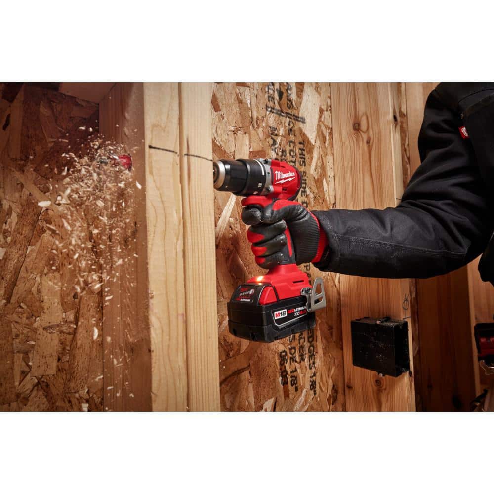 18-Volt Lithium-Ion Cordless Brushless 1/2 in. Compact Hammer Drill/Driver (Tool-Only)