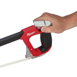 Milwaukee 12 in. High-Tension Hack Saw with 24 TPI Bi‑Metal Blade & Internal Blade Storage