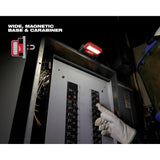 Milwaukee 600 Lumens REDLITHIUM USB Low-Profile Hard Hat Headlamp & 550 Lumens USB Pivoting Flood Light, TRUEVIEW (2-Pack)