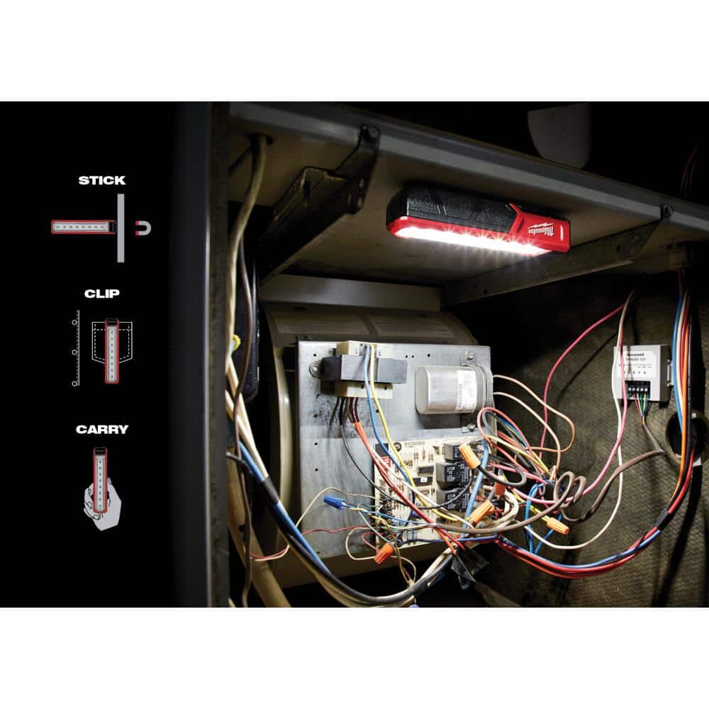 Milwaukee 445 Lumens LED ROVER USB Rechargeable Pocket Flood Light with Extra REDLITHIUM USB Battery