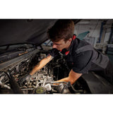 Milwaukee 400-Lumen REDLITHIUM USB Rechargeable Neck Light + 445-Lumen USB Rover Pocket Flood Light Kit (Model 2117-21/2112-21)