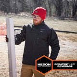 Milwaukee Men’s 2X-Large M12 12V Lithium-Ion Cordless TOUGHSHELL Black Heated Jacket (Jacket and Charger/Power Source Only)