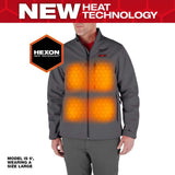 Milwaukee Men’s Small M12 12V Lithium-Ion Cordless TOUGHSHELL Blue Heated Jacket Kit with (1) 3.0Ah Battery & Charger