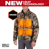 Milwaukee Men's Small M12 12V Lithium-Ion Cordless QUIETSHELL Camo Heated Jacket with (1) 3.0 Ah Battery and Charger