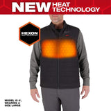 Milwaukee Men's Medium M12 12V Lithium-Ion Cordless AXIS Black Heated Vest (Vest Only)