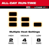 Milwaukee Men's Large M12 12V Lithium-Ion Cordless AXIS Brown Heated Vest Kit with (1) 2.0 Ah Battery and Charger