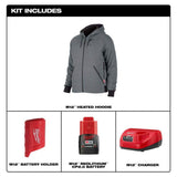 Milwaukee Men’s Small M12 12-Volt Lithium-Ion Cordless Heated Hoodie – Green (Jacket & Battery Holder Only)