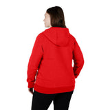 Milwaukee Women's Small M12 12-Volt Lithium-Ion Cordless Red Heated Jacket Hoodie Kit with (1) 2.0Ah Battery and Charger