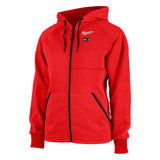 Milwaukee Women's Small M12 12-Volt Lithium-Ion Cordless Red Heated Jacket Hoodie Kit with (1) 2.0Ah Battery and Charger