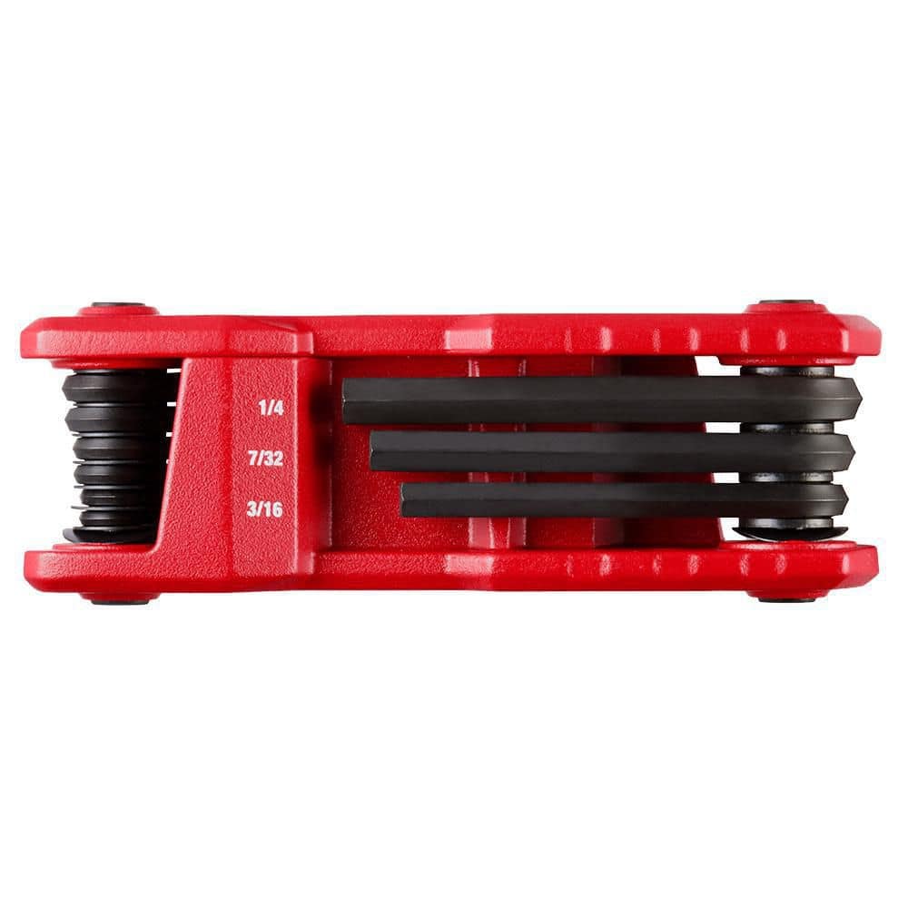 Milwaukee 17‑Key Folding Hex Key Set – SAE & Metric, Model 48-22-2183