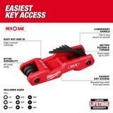 Milwaukee 17‑Key Folding Hex Key Set – SAE & Metric, Model 48-22-2183