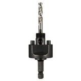 Milwaukee 3/8 in. Quick-Change Large Hole Saw Arbor with Pilot Drill Bit, 5/8-18 Thread