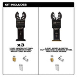 Milwaukee Hole Dozer Bi-Metal Hole Saw Kit with Multi-Tool Oscillating Blade Set (12-Piece)