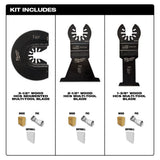 Milwaukee Hole Dozer General Purpose Hole Saw Set with Titanium Drill Bit Set, Spade Bit Set & Oscillating Wood Blades (47-Piece)