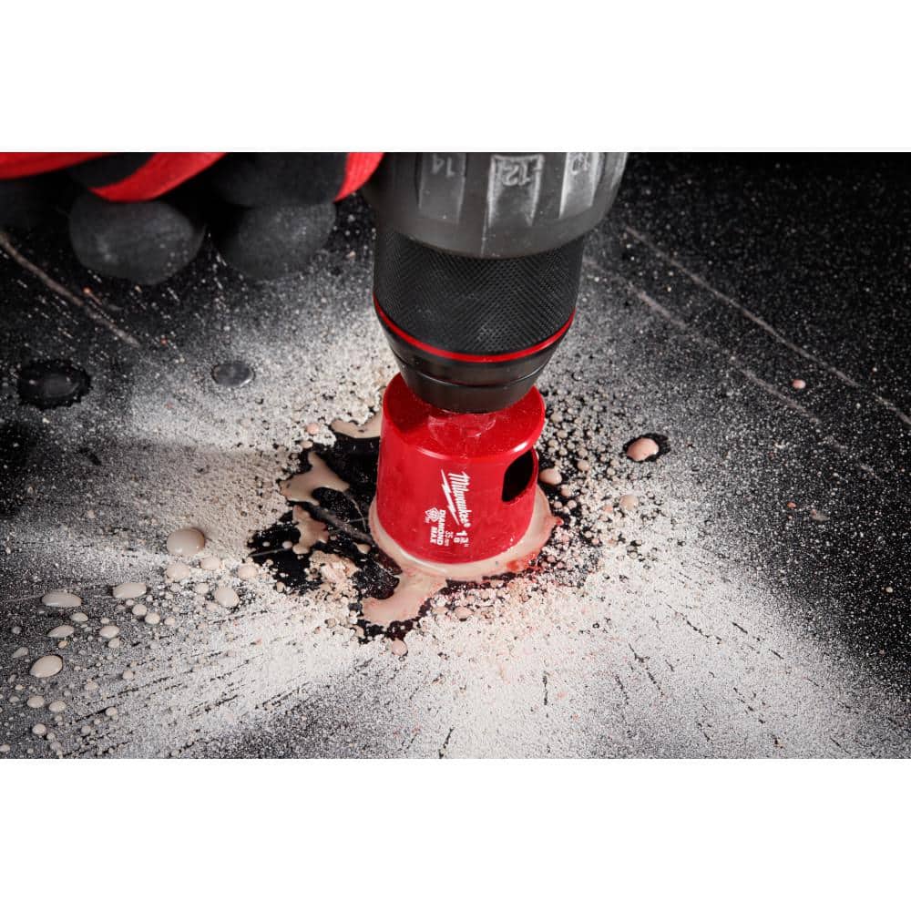 Milwaukee 1 in. Diamond MAX Hole Saw Bit, 1/4 in. Hex Shank