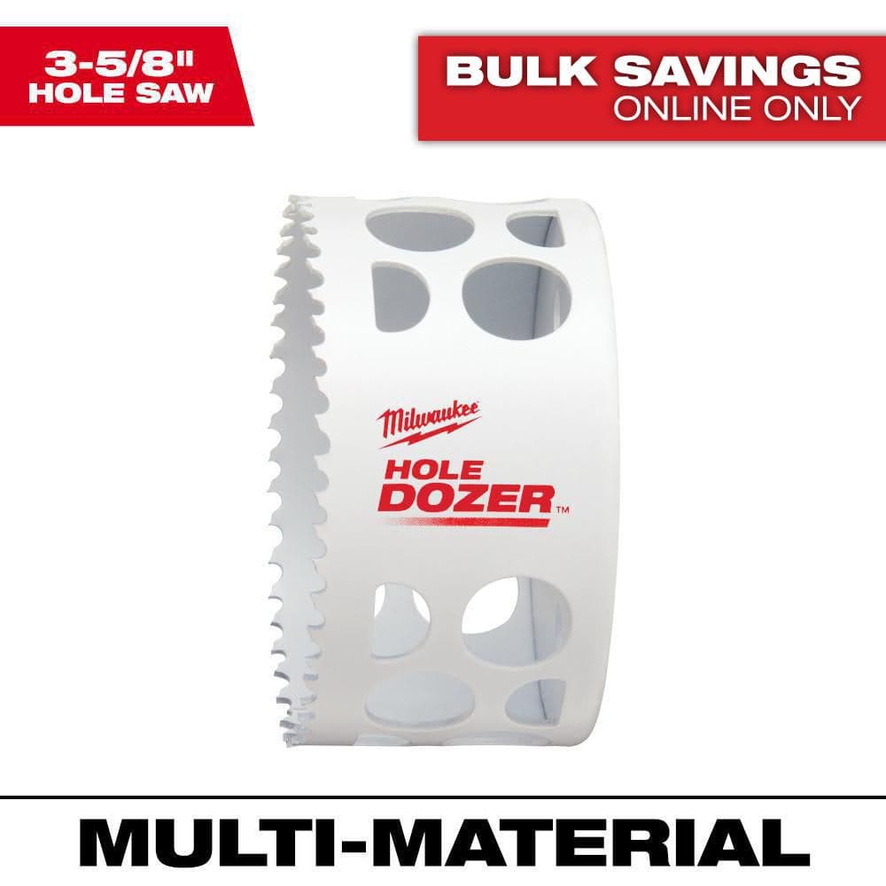 Milwaukee 3-5/8 in. HOLE DOZER Bi-Metal Hole Saw