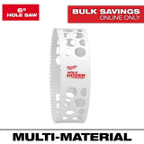 Milwaukee 6 in. HOLE DOZER Bi‑Metal Hole Saw, 6" Diameter