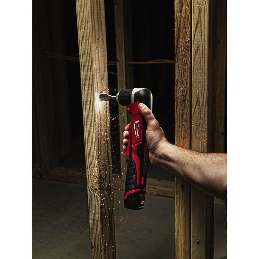 Milwaukee M12 FUEL SURGE 12V Brushless Cordless 1/4 in. Hex Impact Driver Compact Kit with M12 Right Angle Drill