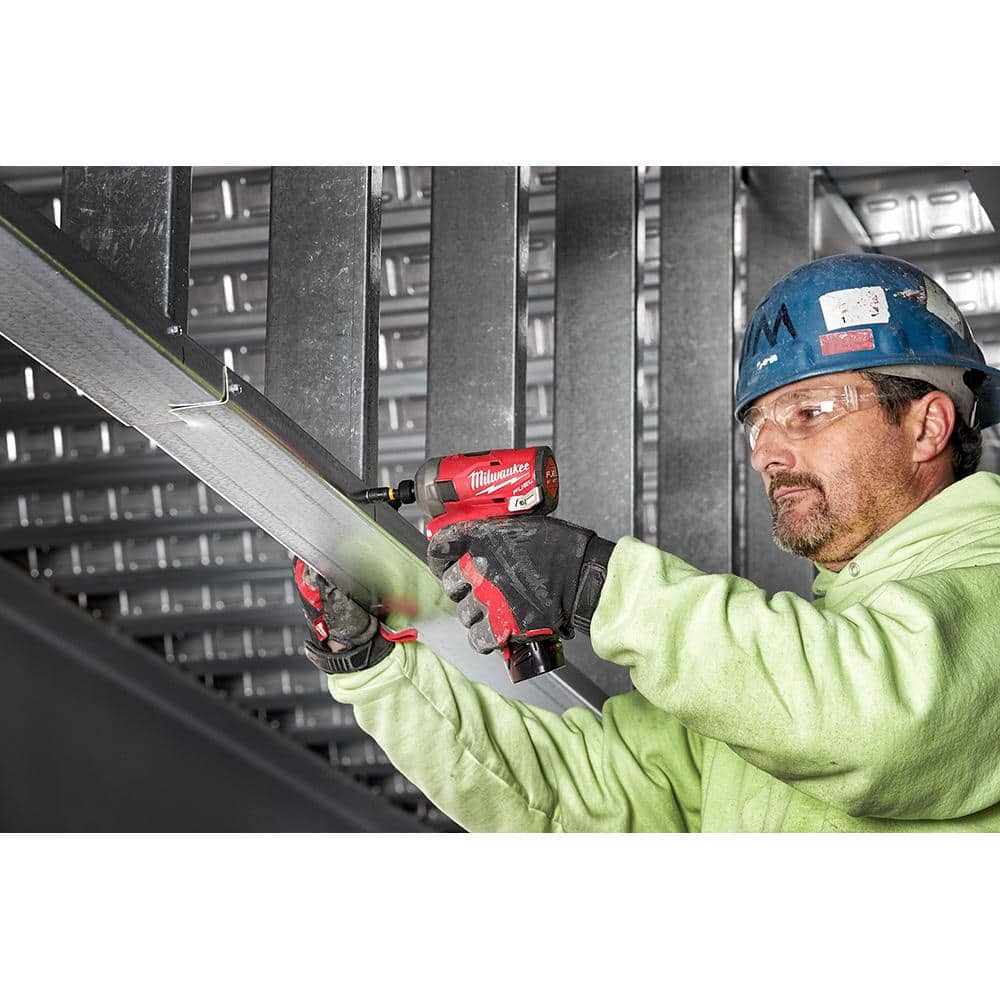 Milwaukee M12 FUEL SURGE 12V Brushless 1/4 in. Hex Impact Driver Compact Kit with Free M12 3/8 in. Ratchet