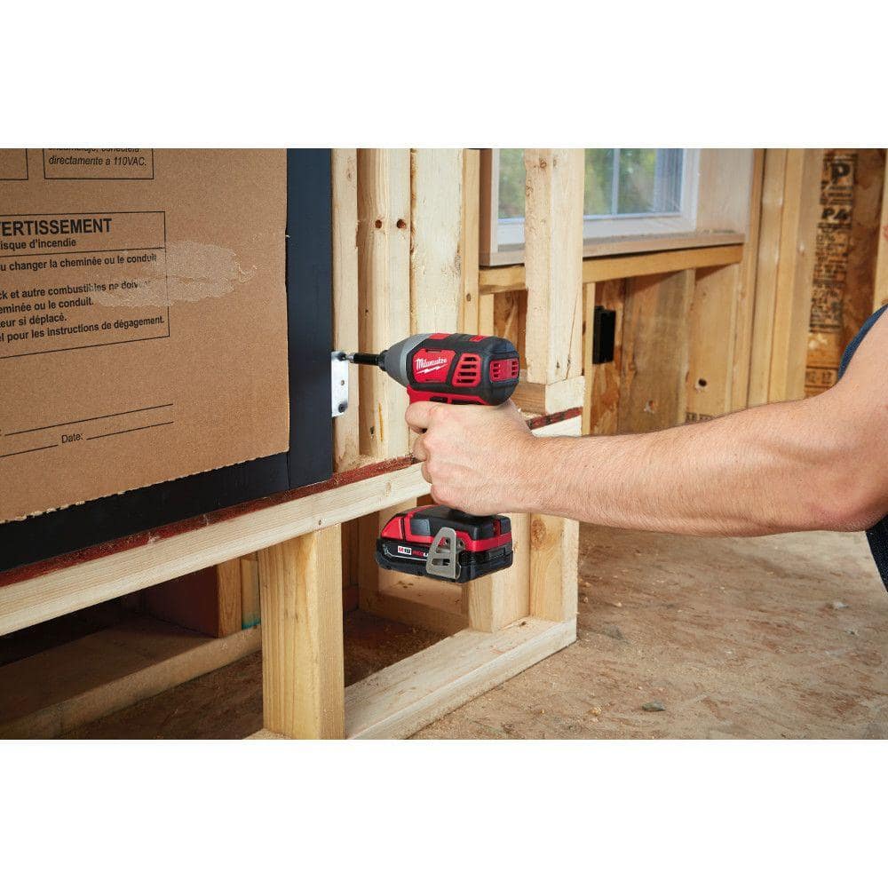 Milwaukee M18 18-Volt Lithium-Ion Cordless 1/4 in. Hex Impact Driver, Tool-Only (2656-20)