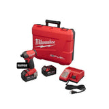 Milwaukee M18 FUEL SURGE 18-Volt Brushless Cordless 1/4 in. Hex Hydraulic Impact Driver Compact Kit with (2) 2.0Ah Batteries and Case