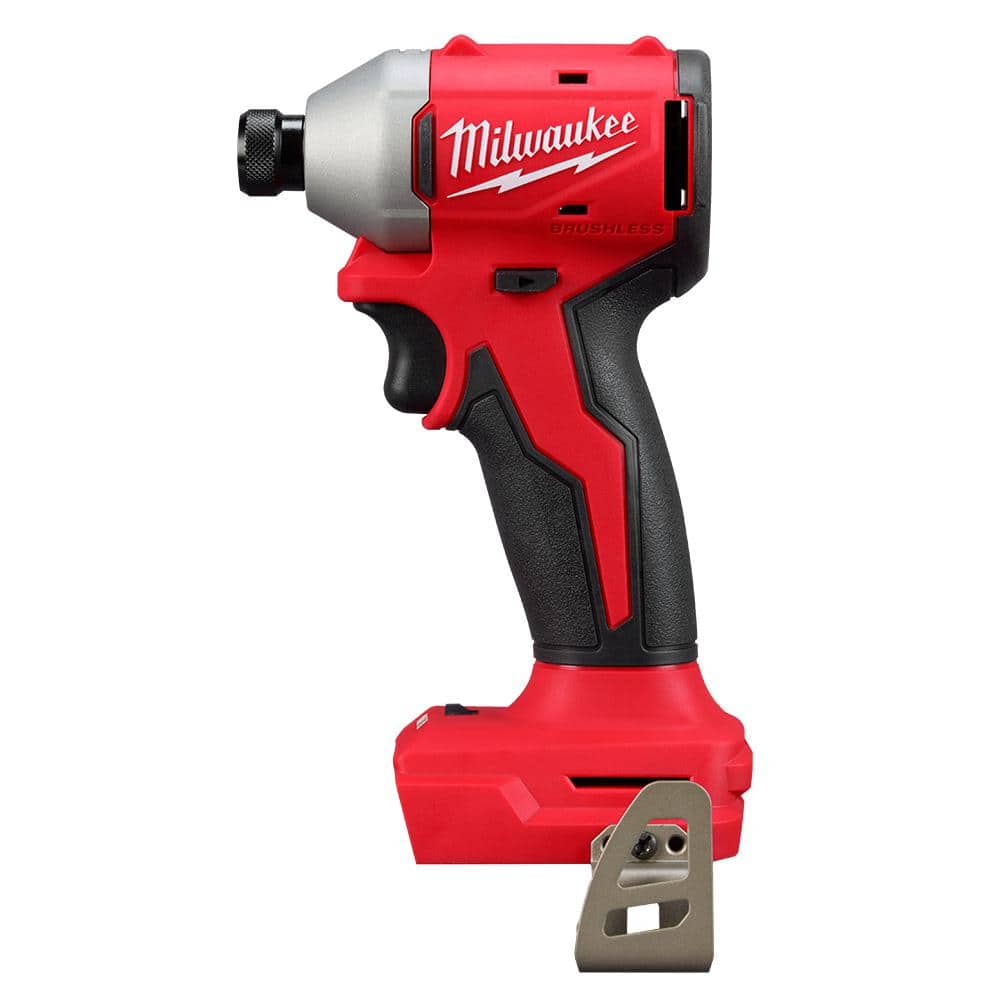 Milwaukee M18 18V Brushless Cordless 1/4 in. Hex Impact Driver, Tool Only (Model 2850-20/Compact)