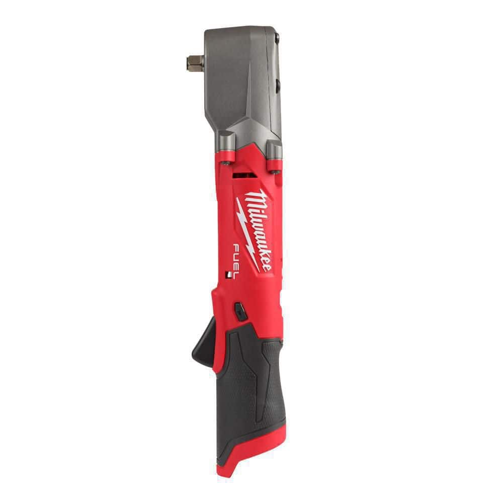 Milwaukee M12 FUEL 12V Brushless Cordless 3/8 in. Right Angle Impact Wrench with 1.5Ah Battery Pack (2-Pack)