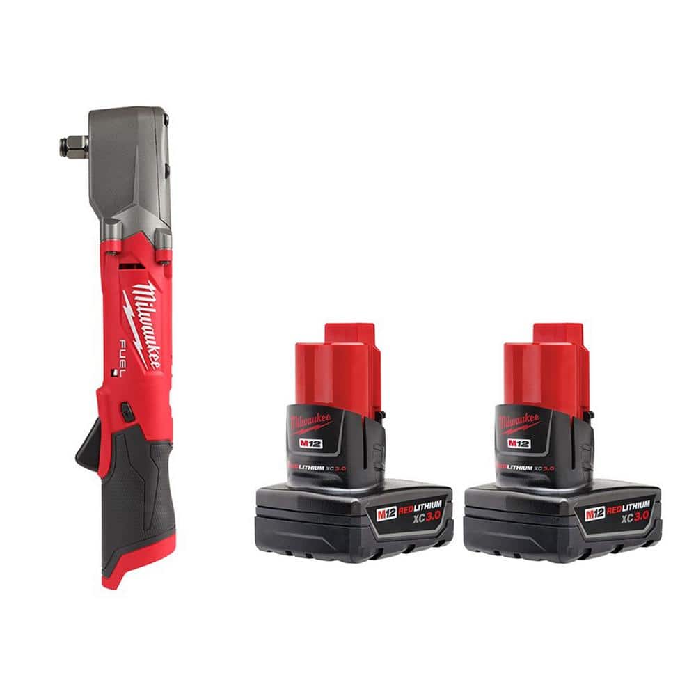 Milwaukee M12 FUEL 12V Lithium-Ion Brushless Cordless 1/2 in. Right Angle Impact Wrench (Tool-Only)