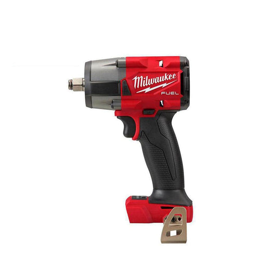 Milwaukee M18 FUEL 18V Lithium-Ion Brushless Cordless 1/2 in. Mid-Torque Impact Wrench, Tool-Only w/ (3) High Output Battery Pack 6.0Ah