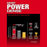 Milwaukee M18 FUEL 18V Brushless Cordless 1/2 in. High Torque Impact Wrench Kit w/ Friction Ring, 5.0Ah Battery, Charger & Bag