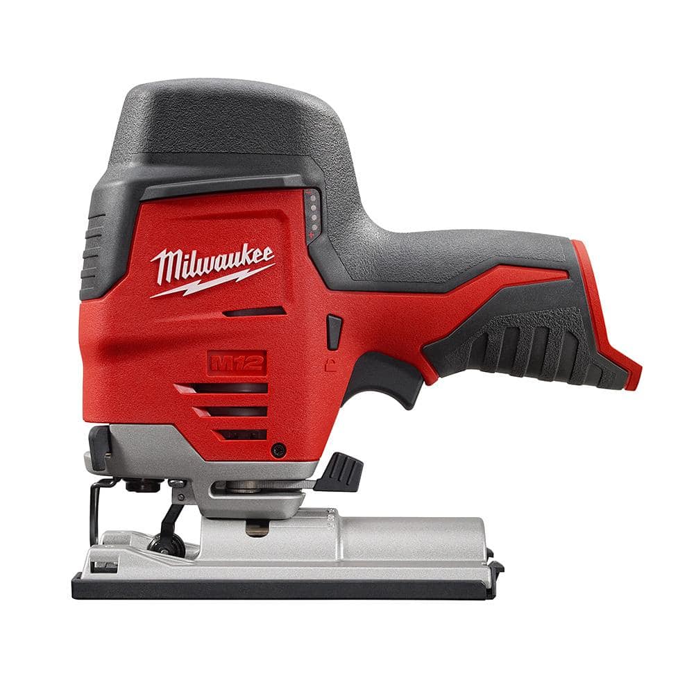 Milwaukee M12 12-Volt Lithium-Ion Cordless Jig Saw, Hybrid Grip (Tool-Only), 3/4 in. Stroke