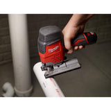 Milwaukee M12 12-Volt Lithium-Ion Cordless Jig Saw, Hybrid Grip (Tool-Only), 3/4 in. Stroke