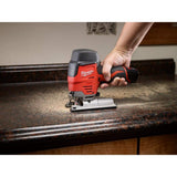 Milwaukee M12 12-Volt Lithium-Ion Cordless Jig Saw, Hybrid Grip (Tool-Only), 3/4 in. Stroke