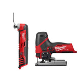 Milwaukee M12 12-Volt Lithium-Ion Cordless Jig Saw & Oscillating Multi-Tool Combo Kit with (1) 2.0Ah Battery and Charger