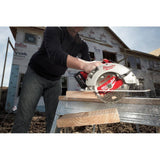 Milwaukee M18 FUEL 18V Brushless Cordless Jig Saw & 7-1/4 in. Circular Saw Kit with (2) 6.0Ah REDLITHIUM Batteries