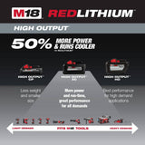 Milwaukee M18 FUEL 18V Brushless Cordless Jig Saw & 7-1/4 in. Circular Saw Kit with (2) 6.0Ah REDLITHIUM Batteries