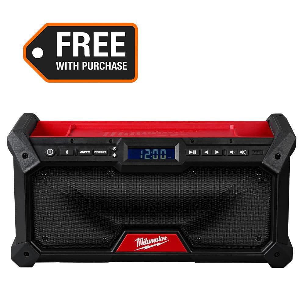 Milwaukee M18 18V Lithium‑Ion Cordless Jobsite Radio, 2952-20