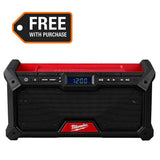 Milwaukee M18 18V Lithium‑Ion Cordless Jobsite Radio, 2952-20