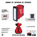 Milwaukee M12 12-Volt Lithium-Ion Cordless PACKOUT Flood Light with USB Charging and M12 Rover Light