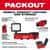 Milwaukee M12 12V Cordless PACKOUT Flood Light w/ USB Charging, 1,400 Lumens (Tool-Only)