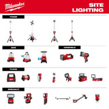 Milwaukee M12 12V Lithium-Ion Cordless PACKOUT Flood Light w/ USB Charging + High Output CP2.5 Battery