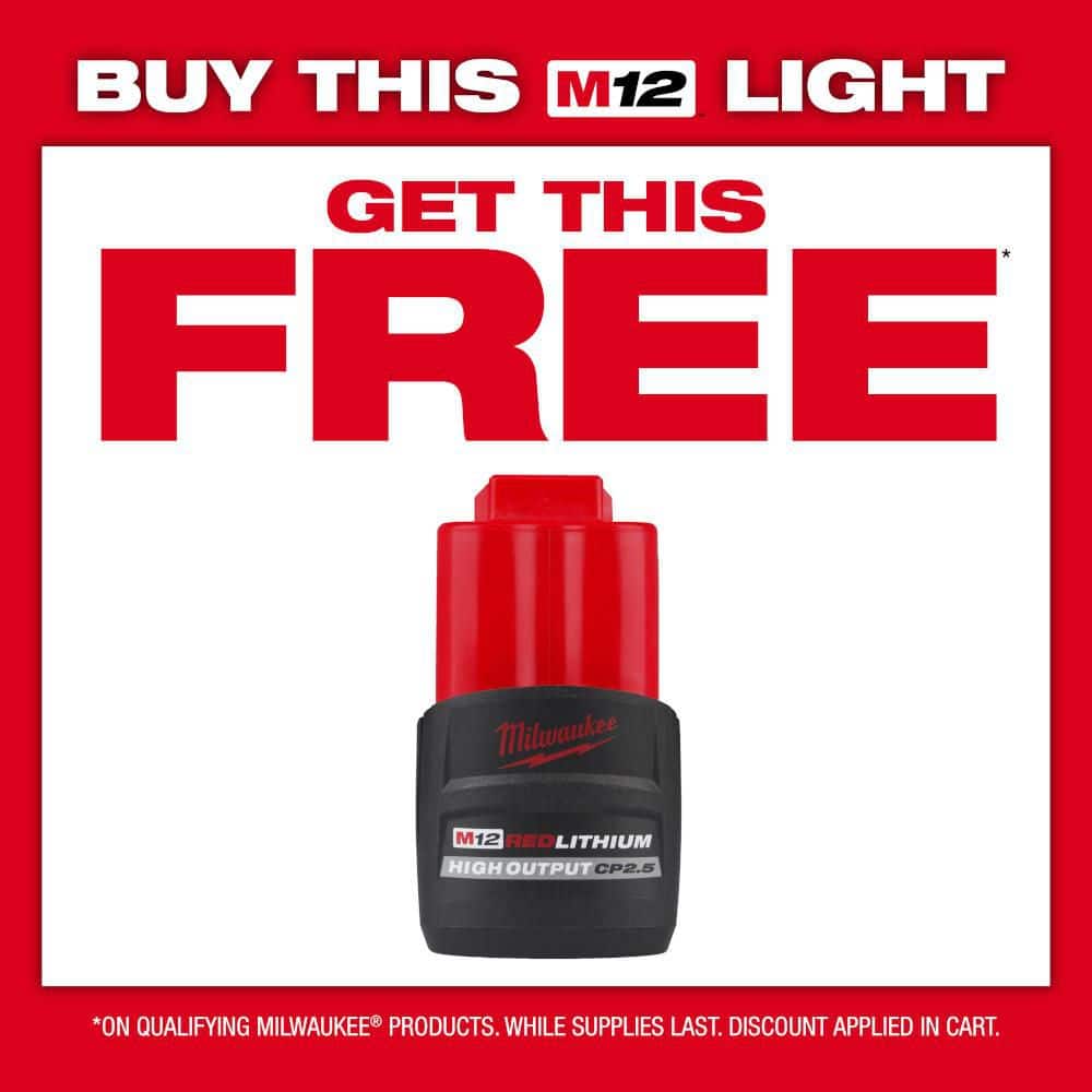 Milwaukee M12 12V Lithium‑Ion Cordless PACKOUT Flood Light with USB Charging & M18 FUEL Hammer Drill/Impact Driver Combo Kit (2‑Tool)