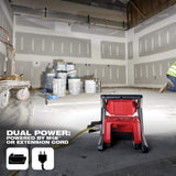 Milwaukee M18 GEN-2 18-Volt Cordless ROVER LED AC/DC Flood Light, 4,000 Lumens (Tool-Only)