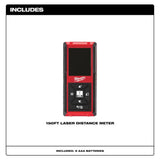 Milwaukee 150 ft. Laser Distance Meter, 48-22-9802