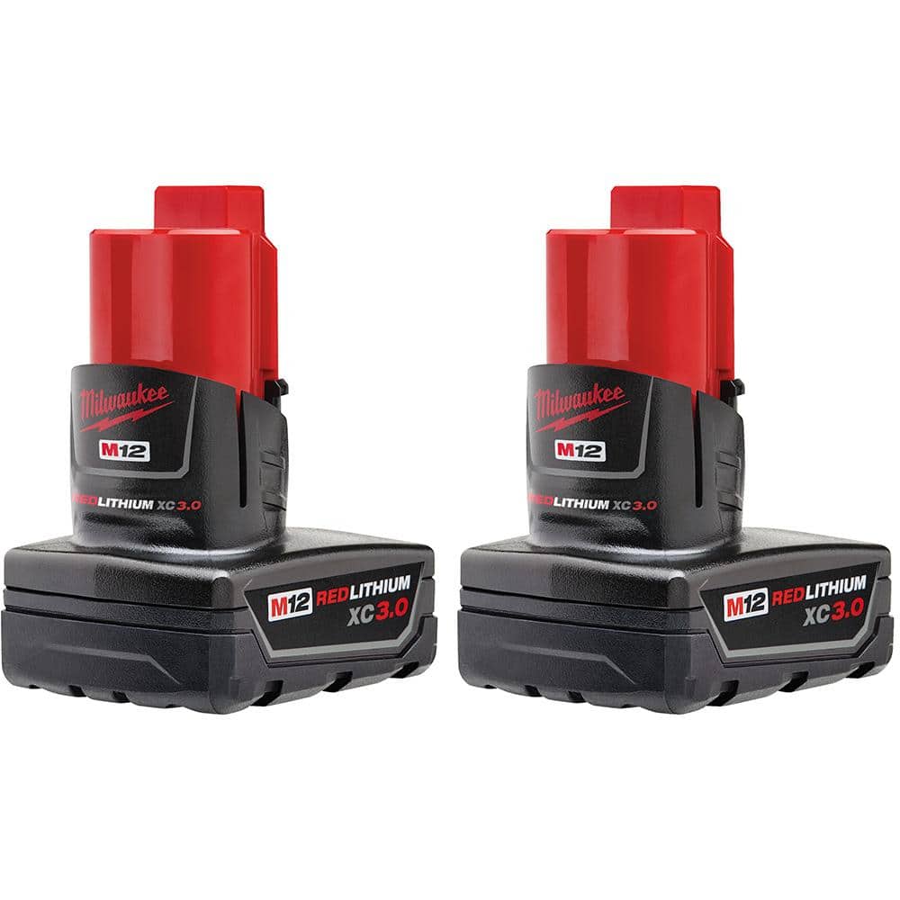 Milwaukee M12 12-Volt Lithium-Ion Cordless Green 250 ft. 3-Plane Laser Level Kit with (3) Batteries, Charger and Case