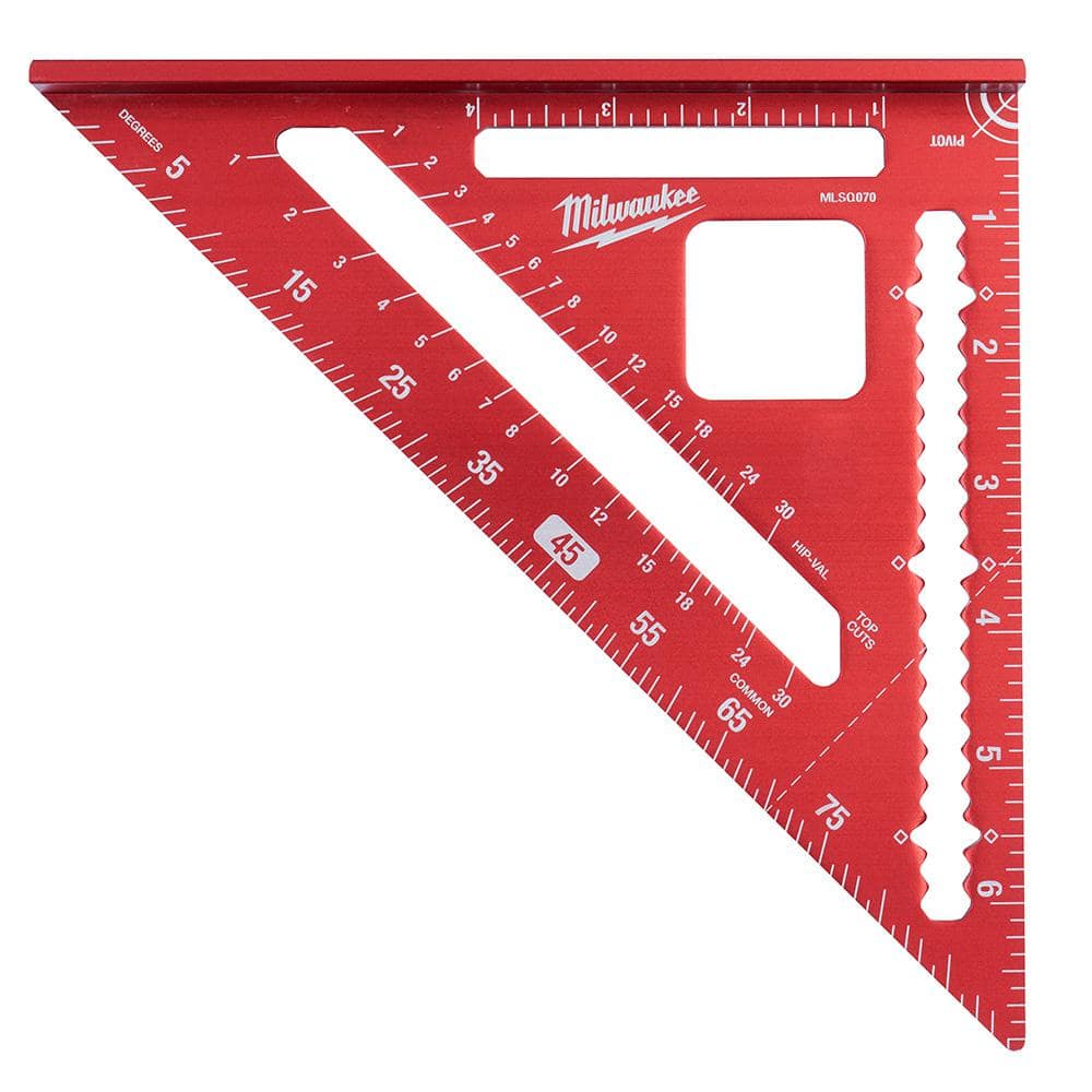 Milwaukee 10 in. 360° Locking Die Cast Torpedo Level with 7 in. Rafter Square (2-Piece)