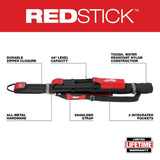 Milwaukee 10 in./24 in./48 in. REDSTICK Box and Torpedo Level Set